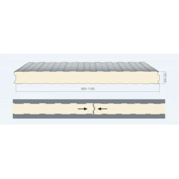 Prefabricated Building Metal Sandwich Panel Construction Material EPS Sandwich Panel