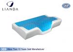Nice sleep cushion Cooling Gel Pillow / pad mesh and velboa cover