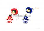 Custom and wholesale cartoon animation figures doll shape USB flash driver for