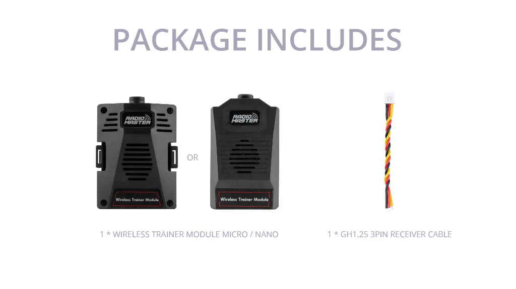 RadioMaster Sbus Wireless Trainer Modules Micro Nano 5V SBUS FPV TX Transmitter Connector Long Range Radio for Racing Drone