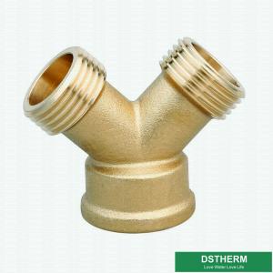 Buy cheap Customized Brass Garden Fittings Two Ways Tube Shut Off Valve Hose Connector For Hose Pipe product