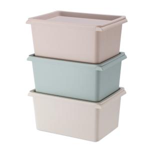 Buy cheap Promotional Stackable Plastic Storage Box With Lid OEM ODM product