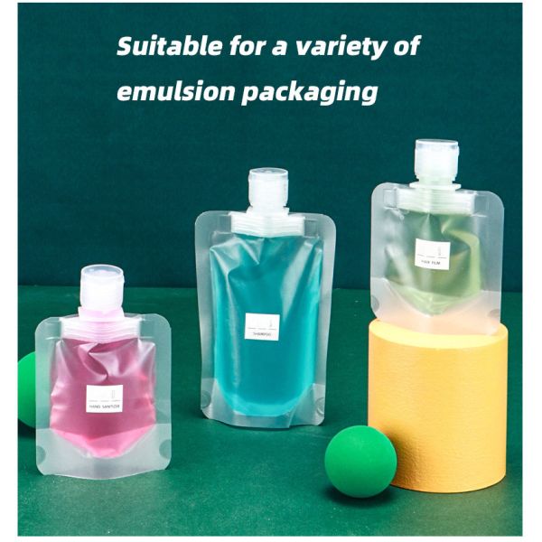 Stand Up Liquid Spout Pouch Dispensing With Convenient Versatile