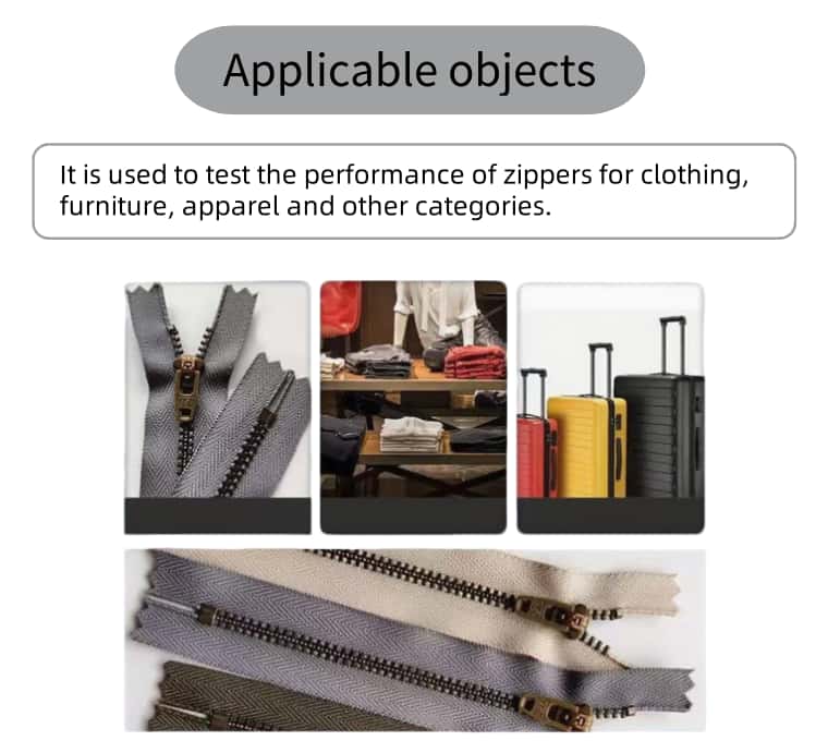 Zipper Reciprocating Fatigue Testing Machine