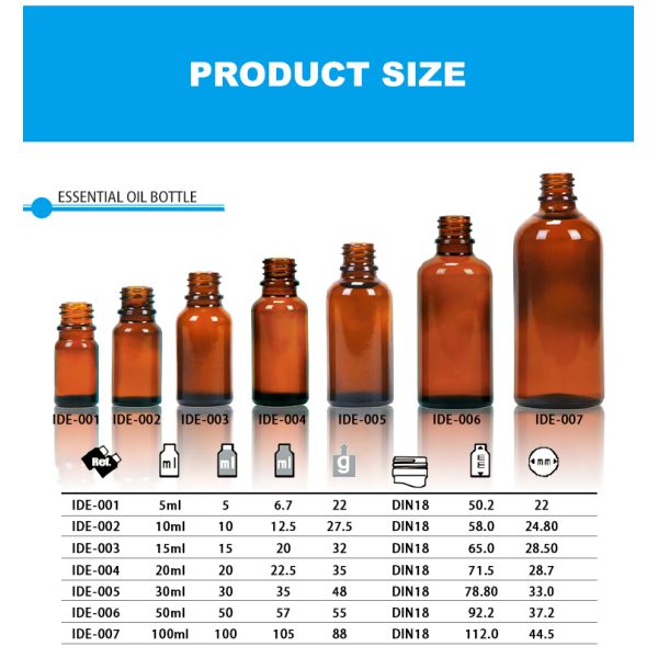 10ml 1oz Dropper Bottle Amber Glass Dropper Bottles With Bamboo Lid