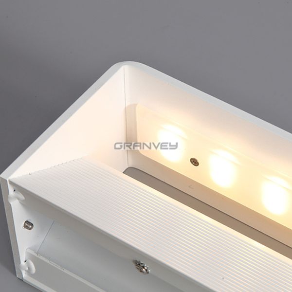 12 Watt White Indoor LED Wall Lights Rectangular Shape CE ROHS FCC Certificated