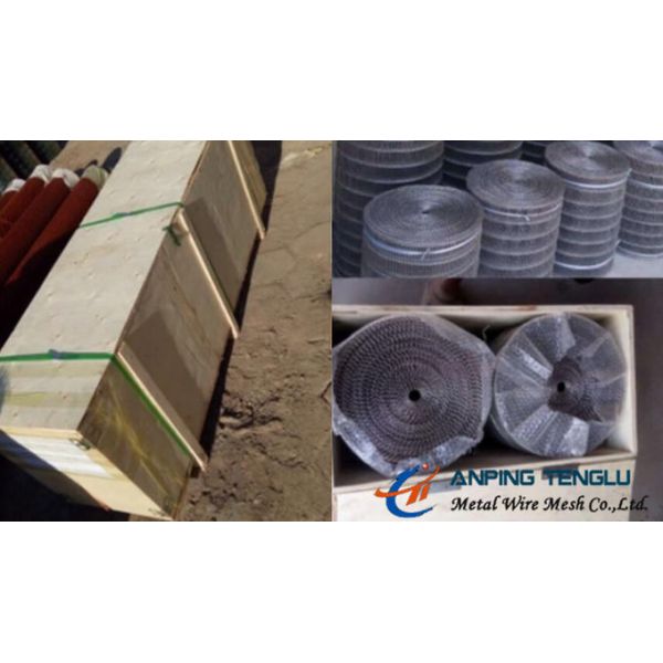 Single Loop 1mm To 3mm Wire Conveyor Belt For Food Processing Wire Ladder Belt