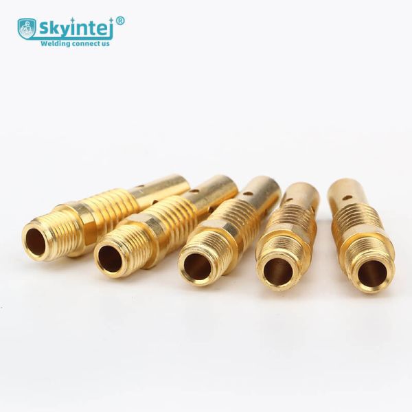 200A MIG Welding Torch Tip Holder Brass/Copper Contact Tip Holder Threaded Compatible with for 200A Gun