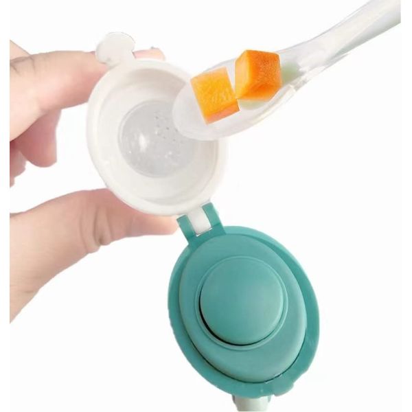 Infant Harmless Silicone Food Teether Pacifier Multicolor Durable