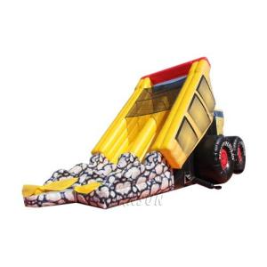 Buy cheap PVC Material Children'S Inflatable Slides Heavy Dump Truck Shape With Repair Kits product