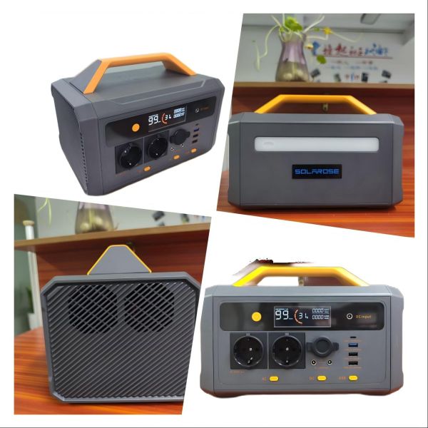 Backup Portable Solar Power Generator 600W Compact Lifepo4 Powerbank for Wholesale and OEM Use