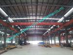 Metal Customized Prefab Industrial Steel Buildings Easy Erection With C Purlins