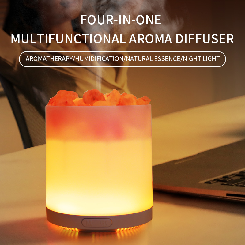 Ultrasonic 5V Humidifier Essential Oil Diffuser 220 Water Capacity Aroma Diffuser with Night Light Function