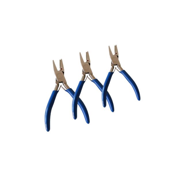 Blue 6mm Plastic Coil Binding Wire Crimping Pliers For Notebook