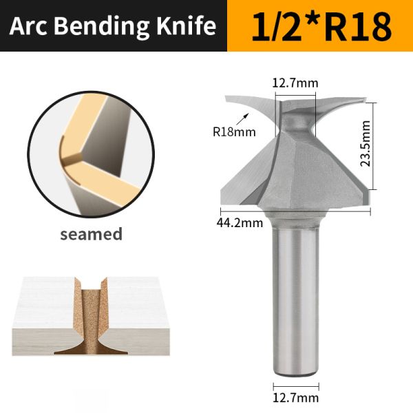 Wood Slotting CNC Router Bit 5 Pieces Arc Welders Bending For Wood Folding