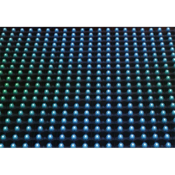 LED Mesh Screen 43W P83 RGB DC12V IP67 Flexible Outdoor LED Screen Solution Advertising