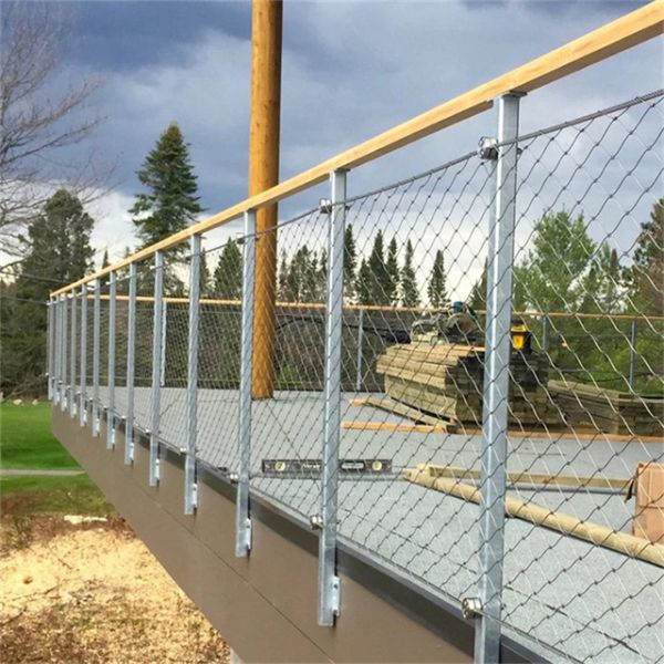 Flexible SUS316 Wire Rope Mesh Anti-Rusting Protective Non-Rusting For Falling Protection