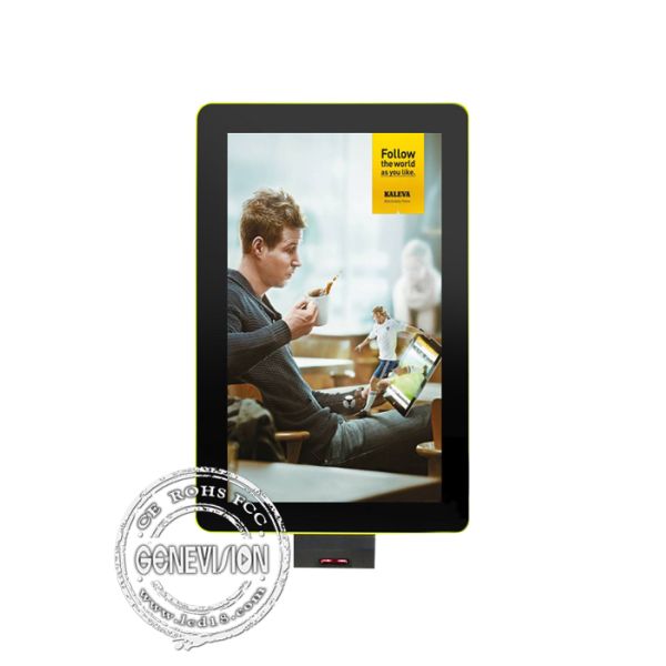 15.6 Inch Retail Wifi Digital Signage Lcd Advertising Display With Barcode Scanner