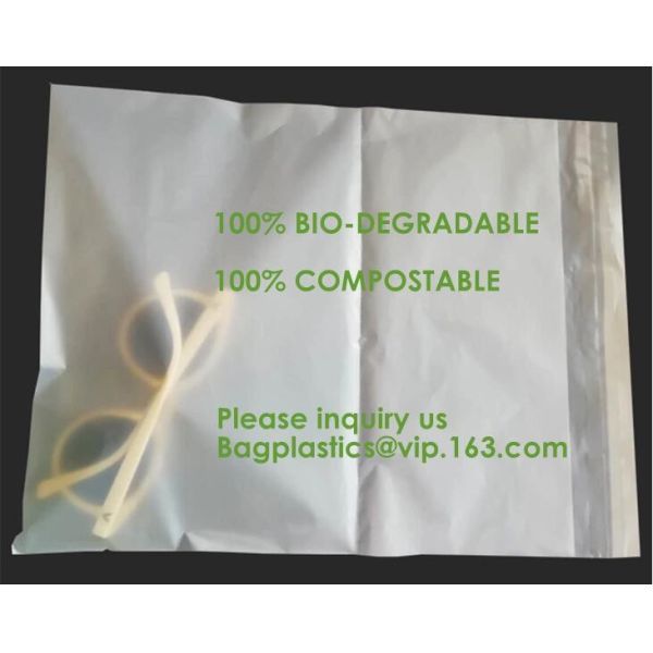 Compostable Biodegradable Packaging Mailing Bag With Handle,Biodegradable Compostable Plastic Courier Shipping Envelope