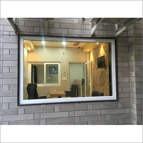 High Security Aluminium Fixed Panel Window Sound Insulated Glass Window