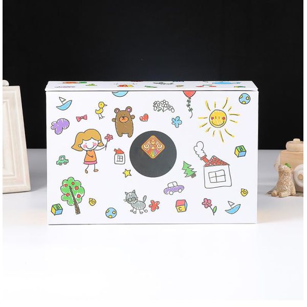 Foldable Recyclable Matt Lamination Cardboard Toy Box