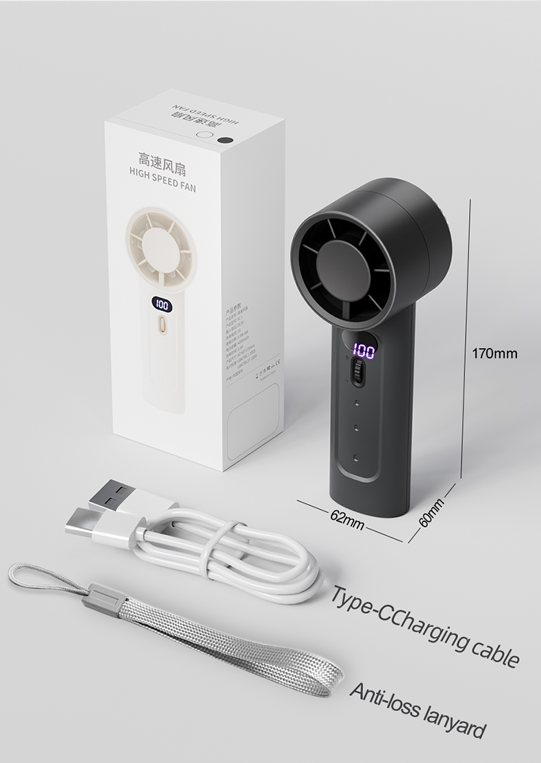 2024 New Arrival Outdoor USB Mini Rechargeable Wireless Portable Semiconductor Refrigeration High Speed Air Cooling Fan