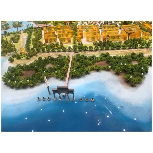Coastal Landscape Architectural Models 1:100 Architecture Model Accurate