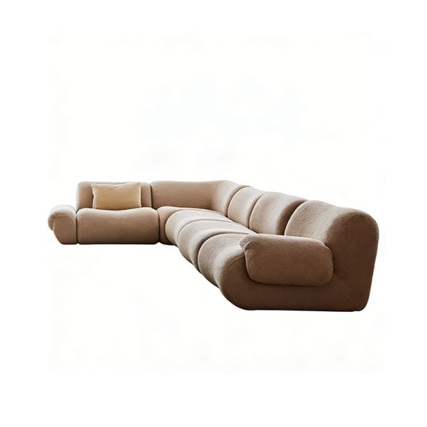 Modern Vacuum Sealed Pack Couch Modular Sectional Full Sponge Compressed Frameless Living Room Sofa Set Furniture