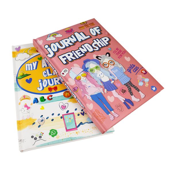 Oem A5 Kids Book Printing Hardcover Reading And Writing C2S Art paper Cover