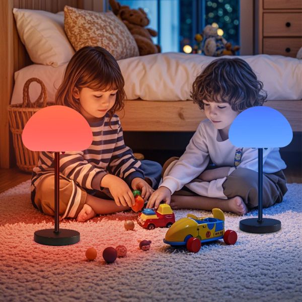 Rechargeable LED Mushroom Table Lamp for Restaurant & Ambient Lighting