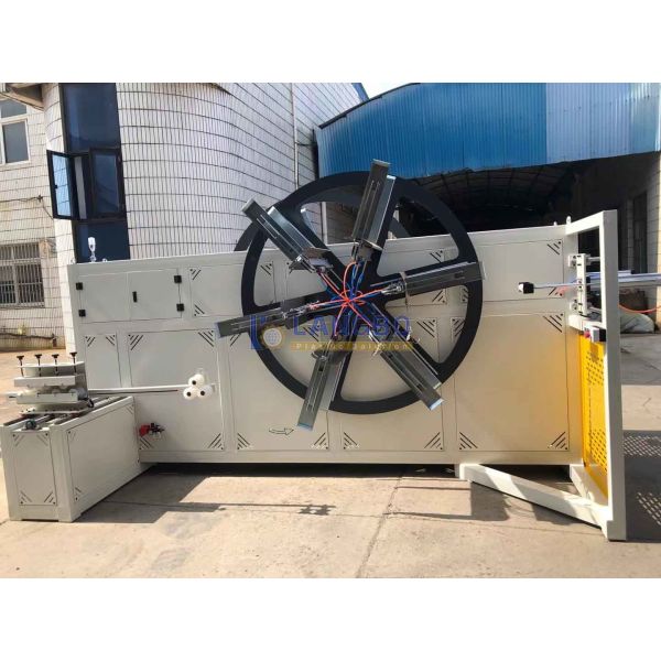 Automatic PE Pipe Coiler For Smooth Plastic Pipes With Auto Roll Changing