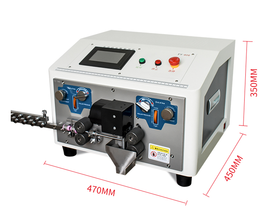 High Speed Automatic 8mm Sheathed Cable Inner and Outer Stripping Machinery