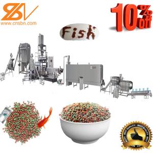 Large Capacity Twin Screw Fish Feed Processing Machine Extruder Full Automatic