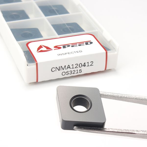 CVD Coating Carbide Insert For Cast Iron 100% Raw Tungsten Carbide CNMA120408 CNMA120412