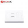 Buy cheap Cat5e Surface Mount Box network face plate MT 5901 Amp RJ45 High Performance from wholesalers