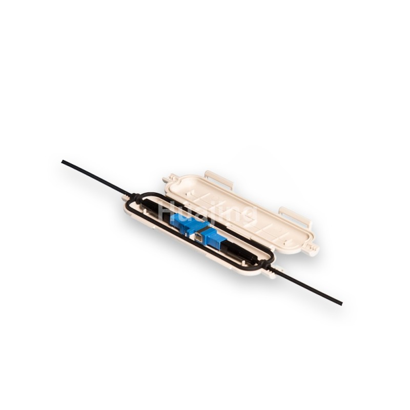 SC Fast Connector Cable Protection Box For Ф3mm / 2x3 Drop Optical Cables