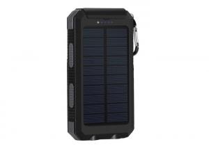 Buy cheap 10000mah Portable Solar Power Bank 139x78x29mm Dimension Stylish Design product