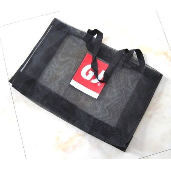Reusable Grocery Tote Large Mesh Shopping Bag Nylon Grocery Tote Garment Accessories Mesh Beach Bags, Grocery Produce To