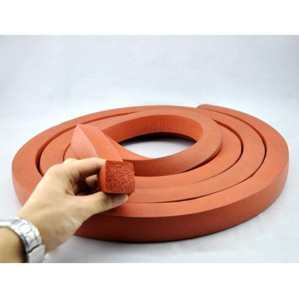 Soft Colored Silicone Foam Strip No Poison For High Temperature Sealing