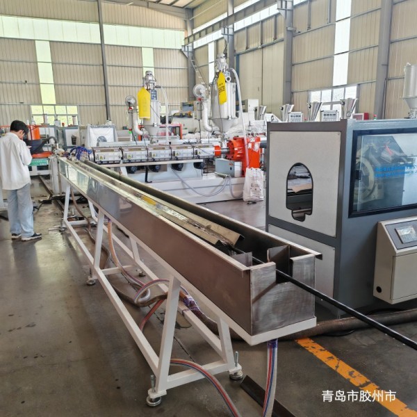 Automatic Prestressed Steel Strand Plastic Coating Extruder PE HDPE Sheathing Pipe Making Machine