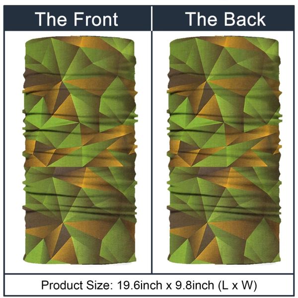 Anti UV Summer Cooling Thin Wool Cotton Reflective Bandana