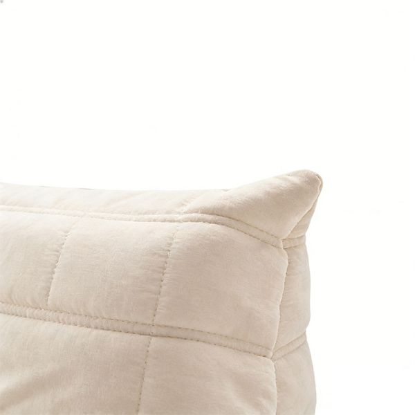 High Quality Compressed Sofa Corduroy Fabric Single Sofa Segmented Lounge Chair for Bedrooms