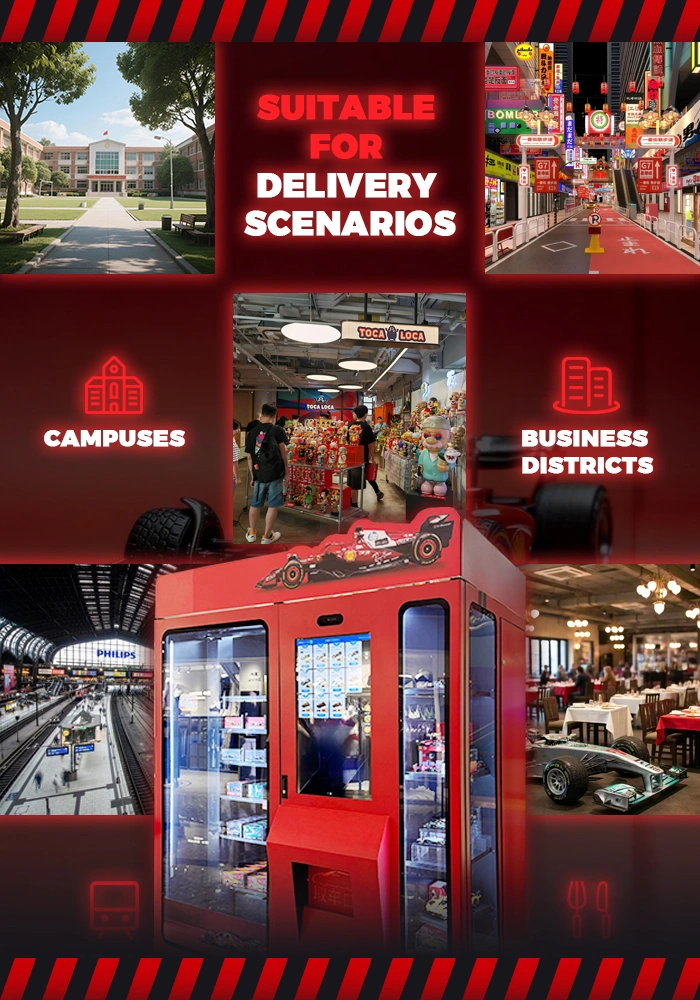 24/7 Unmanned Retail Toy Vending Machine with XY Elevator System and Flexible Capacity for Model Cars and Collectibles