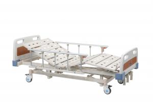 Buy cheap Adjustable ABS Hospital Manual Bed , 3 Function Portable Hospital Bed For Patient  product