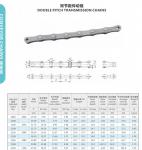 Double Pitch Carbon Steel Transmission Roller Chain C2060 With A1 Attachment