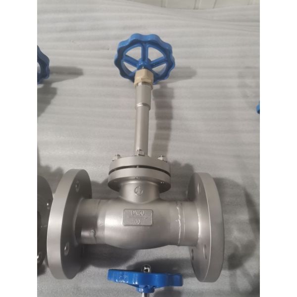 Stainless Steel Flanged Cryogenic Globe Valve SS304/SS316 For LNG/LOX/LN2/LAR/LCO2