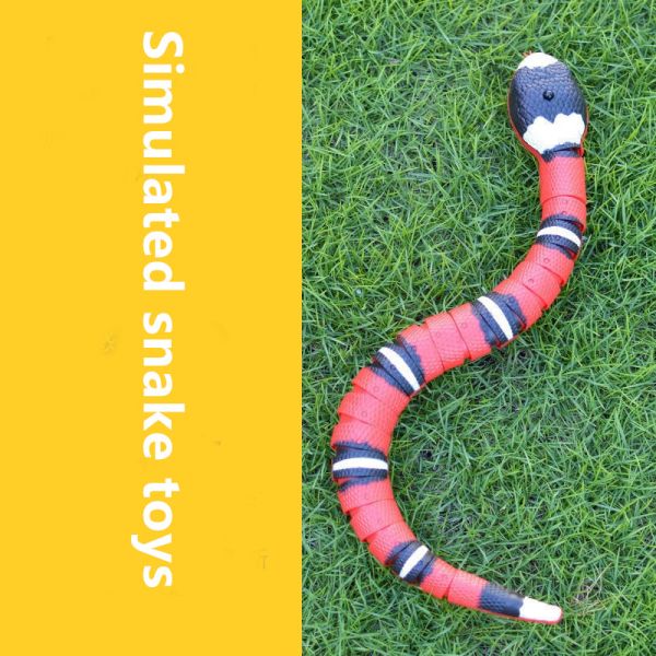 Electric Induction Remote Control Snake Toy For Cats Relief Fall Resistant Electric