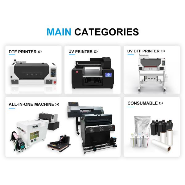 KECAI Printer Xp600 Print Head A3 30cm DTF Printer t Shirts Printing Machine Heat Transfer Printing for Cloth Textile