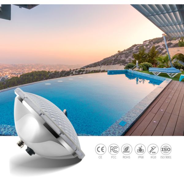 IP68 Structure Waterproof Stainless Steel Light Swimming Pool 12V LED Pool Light Bulb RGB