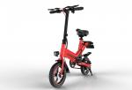 400W 48V Folding Road Bike Portable Electric Bicycles For Adults / Children